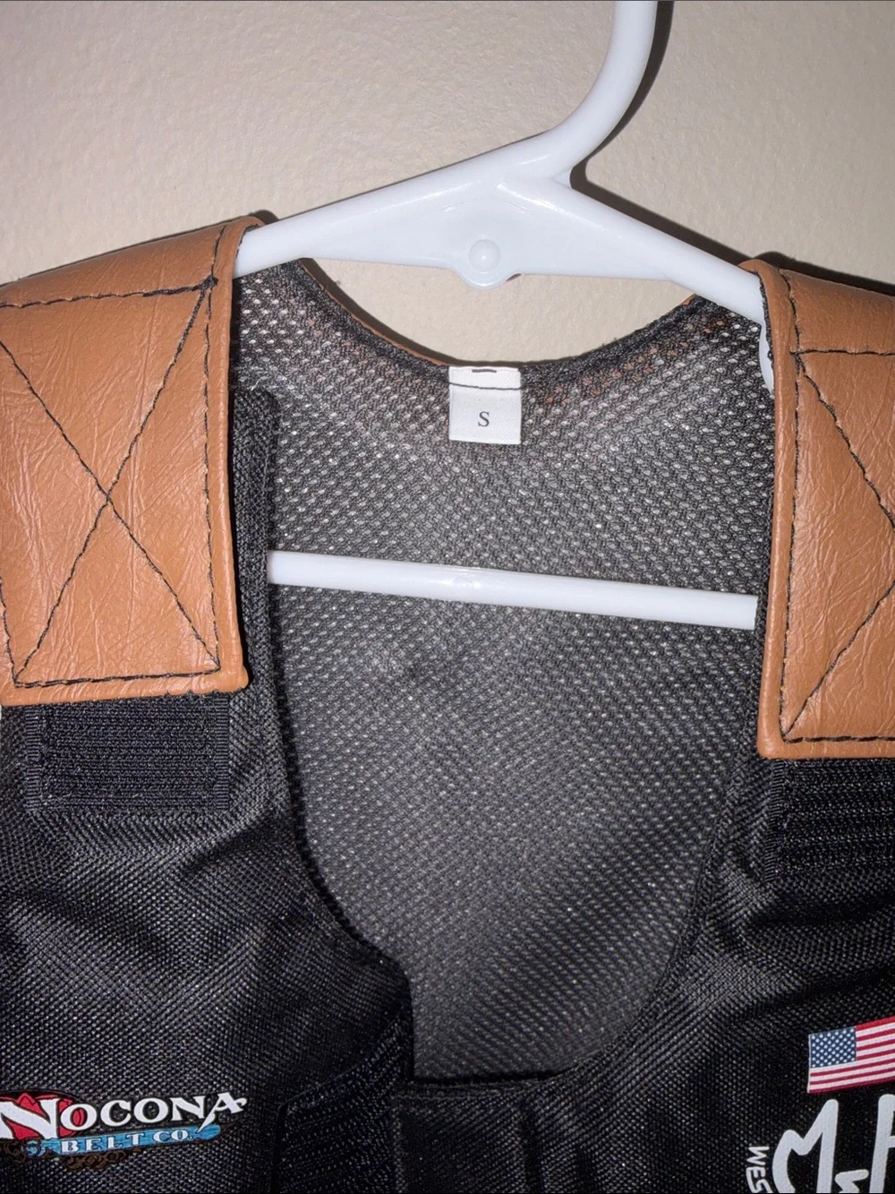 PBR Kids Western Rodeo Vest Costume in Brown and Black